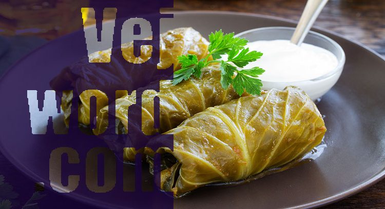 آشپزی ، گیاهخوار بودن و دلمه سبزیجات یک غذای خوشمزه